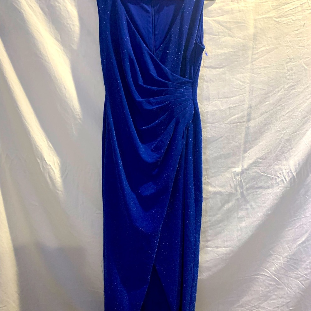 Electric Blue Shimmering Gown